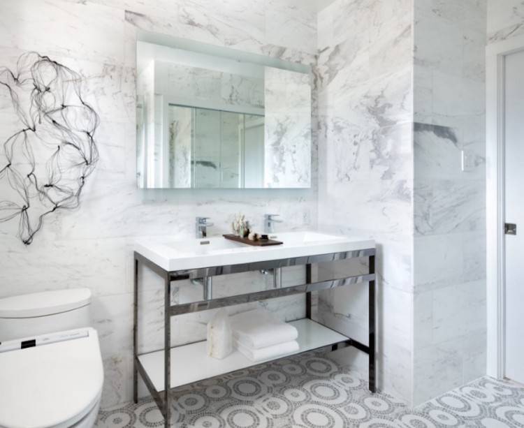 Guest rooms are often multifunctional: for the most time they serve as a  simple extra bathroom, but they can also become a dedicated space for the  guests