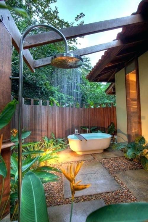 outdoor shower