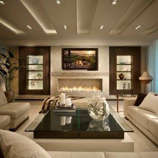 Modern Style living room interior design ideas 2017