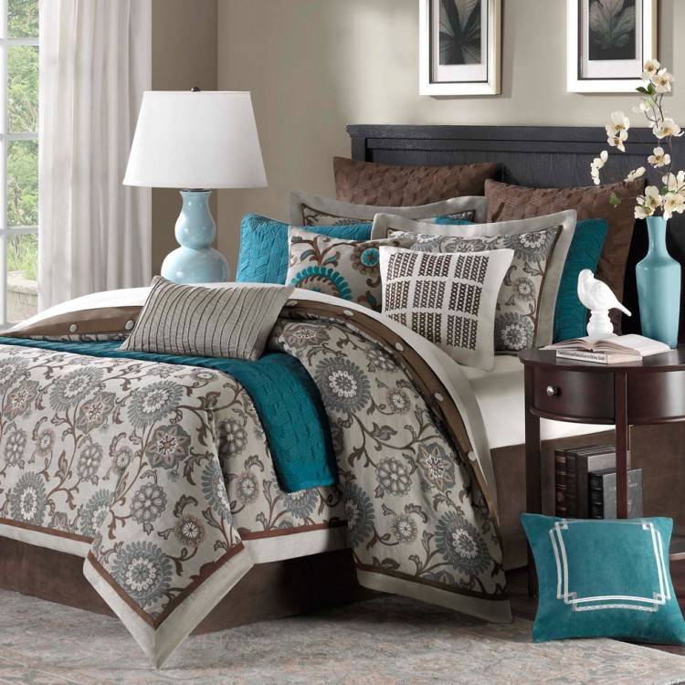 teal bedroom ideas