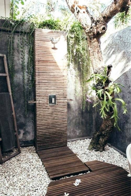 outdoor shower