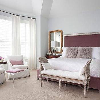 mauve bedroom