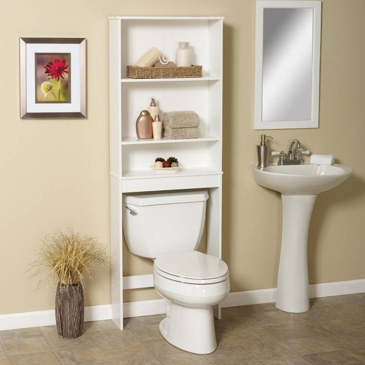 If the clutter in your bathroom is  getting out of control, check out these ways to squeeze a little extra  storage