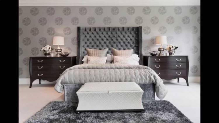 grey white bedroom