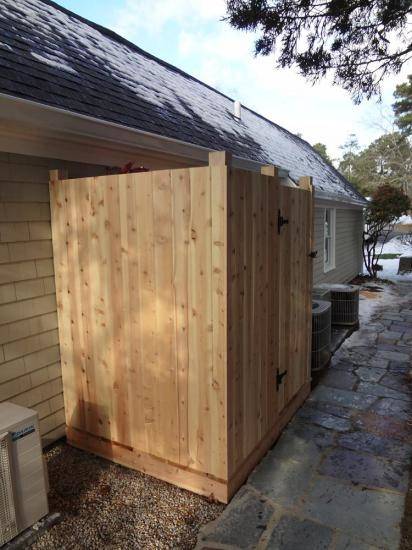 outdoor shower