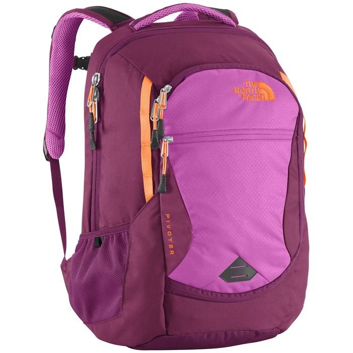 Samsonite Ladies Leather Hamptons Backpack in the color Sangria