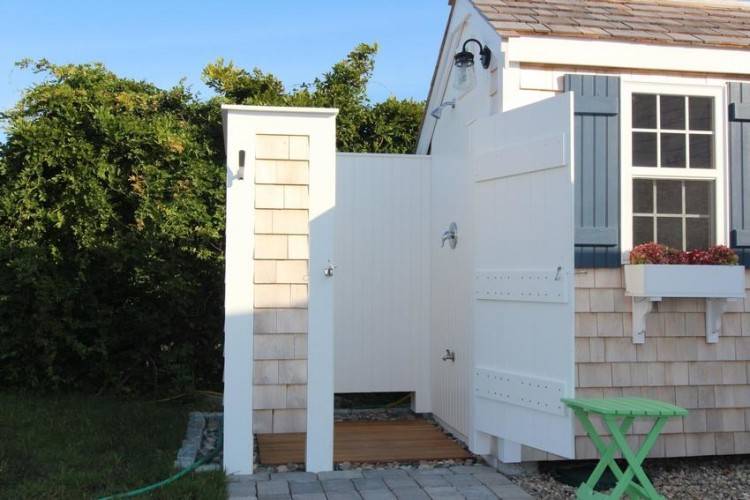 cape cod outdoor shower