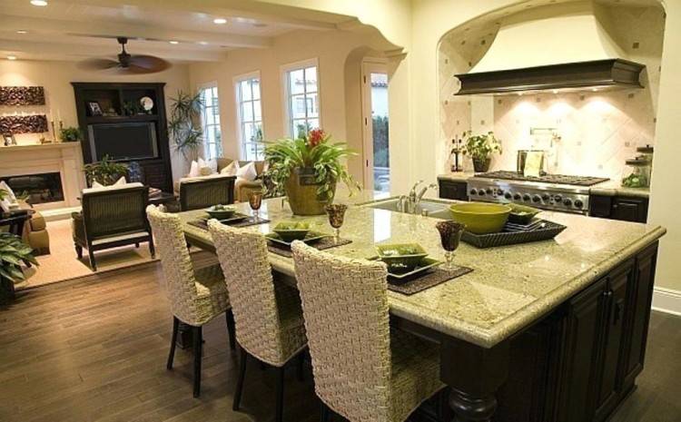 open plan kitchen living room ideas