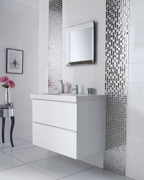 Loving this black and white small space bathroom Falken Reynolds Interiors designed for a west side family here in Vancouver