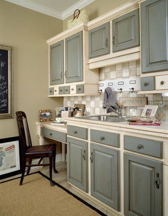 Kitchen: Perfect Combination Of Two Tone Kitchen Cabinets — Landsociety