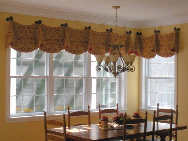 modern valances for kitchen windows dining room valance ideas cafe curtains di