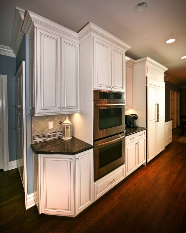 Beautiful Cinnamon & Ivory Kitchen Cabinets