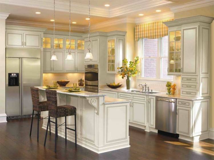 Adding crown molding to your kitchen cabinets