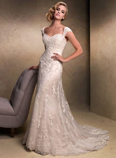 Vestido De Noiva 2015 New Style Beaded Nigerian Bridal Gown Mermaid Lace Appliques Wedding Dresses With 3/4 Long Sleeve High Back Wedding Dress Designers