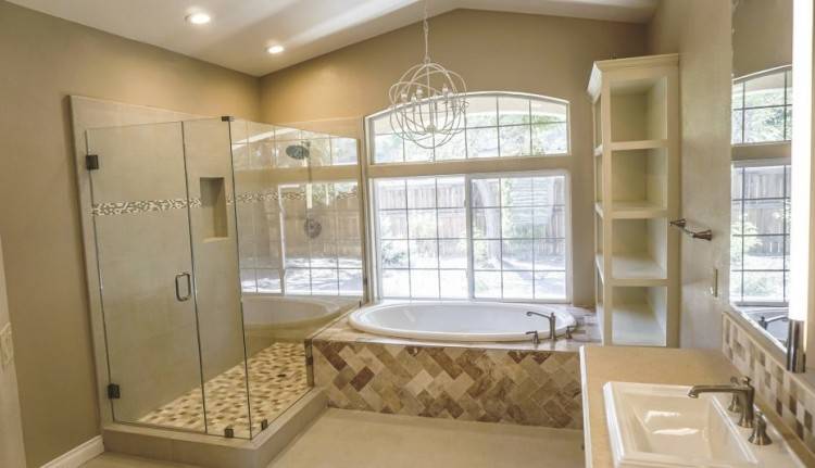 corner tub shower combo garden bathtub decorating ideas menards