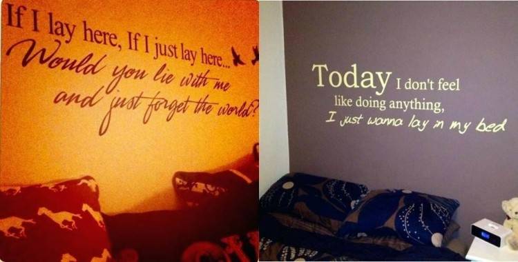 wall quotes for bedrooms