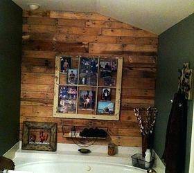 pallet wall bathroom pallet board bathroom wall wood for home design accent in ideas inspiring paneling