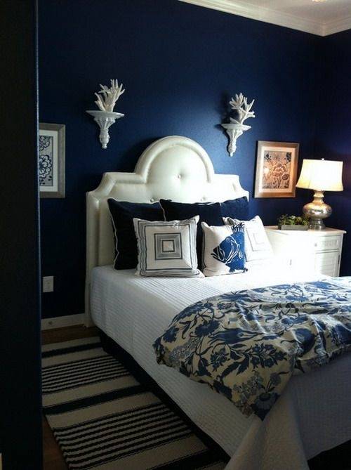 The blue bedroom