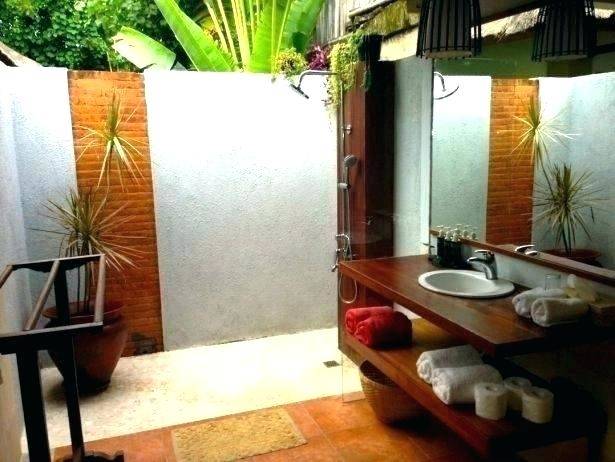 outdoor bathroom