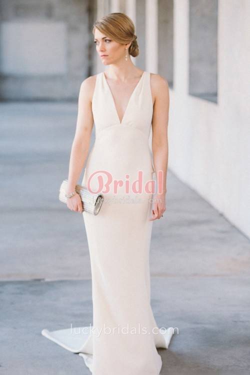 com: JCdress Simple Elegant Lace Wedding Dress Modesty Sleeve  Bohemia Wedding Beach Wedding Party Dress: Clothing