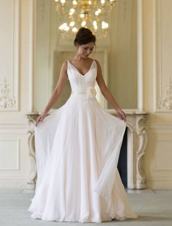 Wedding dress by Amsale