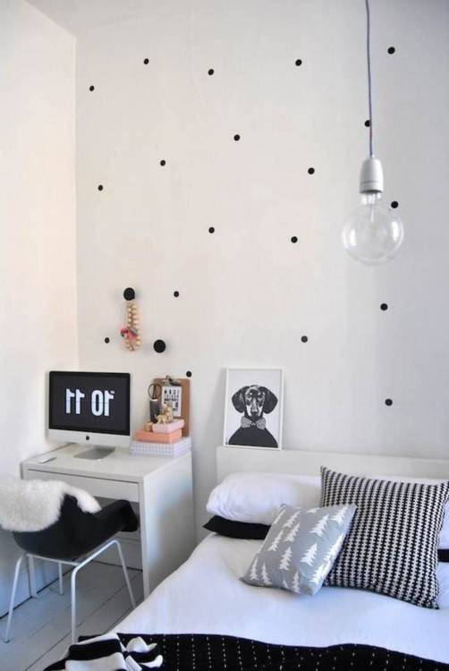 Shades of Grey & Photo Wall | 40 Minimalist Bedroom Ideas How to create  uncluttered, quite and relaxing space? There is a true art to designing the  perfect