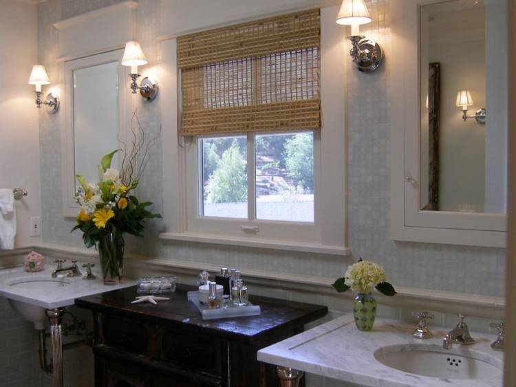 [Bathroom Design] Small Traditional Bathroom Blue