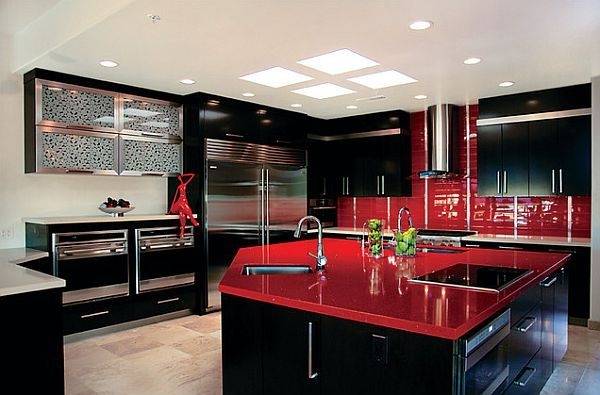 red and white kitchen black and red kitchen designs awesome design red  black and white kitchen