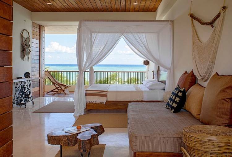 tropical bedroom decor