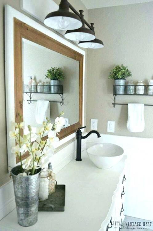 farmhouse  bathroom lighting ideas