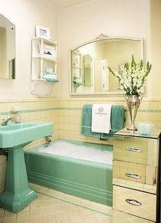 vintage bathroom