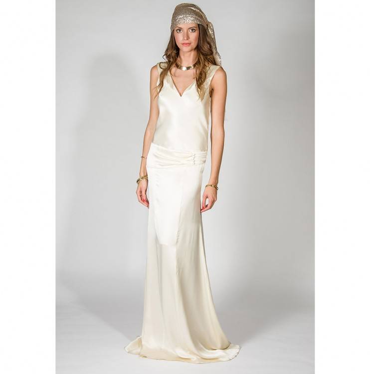 Stella York Ivory Lace/ Satin/Tulle Style #6398 Modern Wedding Dress Size 10