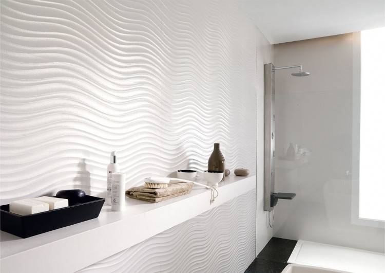 These original looking elements combined give a sense of pleasant relaxation, making the time spent in the bathroom an experience of infinity