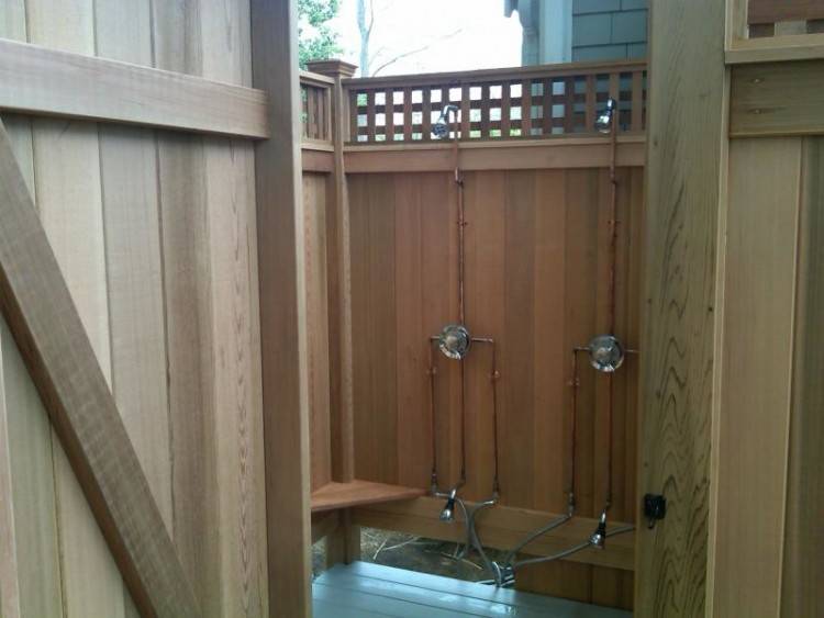 wall mounted outdoor shower kit interior architecture mesmerizing outdoor  shower kits on kit enclosures cedar wall