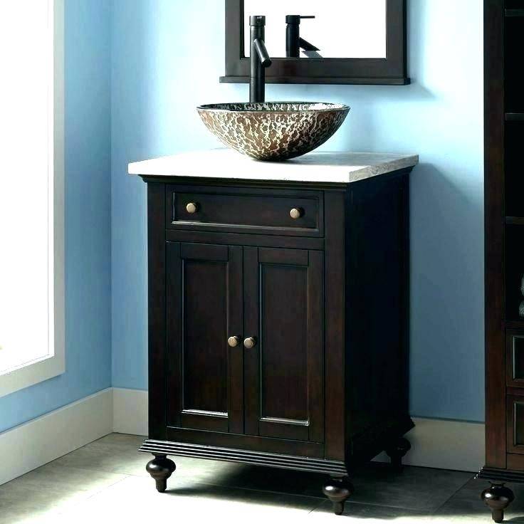 Enjoyable Sink Diy Vanity Rustic Bathroom Ideas Ry Rustic Design Idea Vessel Sink Plus Wall Mirror Diy Bathroom Vanity Ideas Glass Door Shower Room