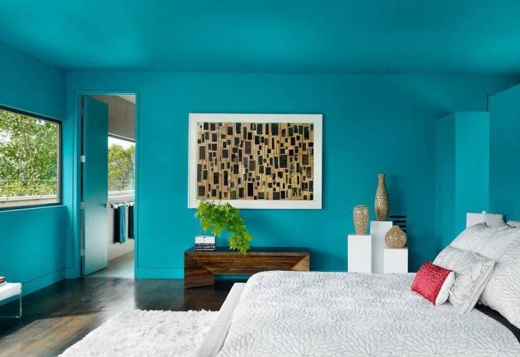 Dark Teal Bedroom Ideas With Best Walls Accessories