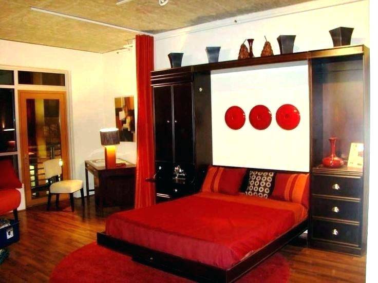 black and red bedroom decor