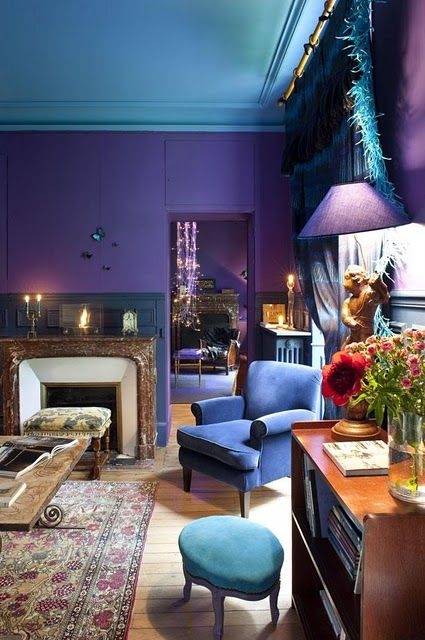 purple bedroom