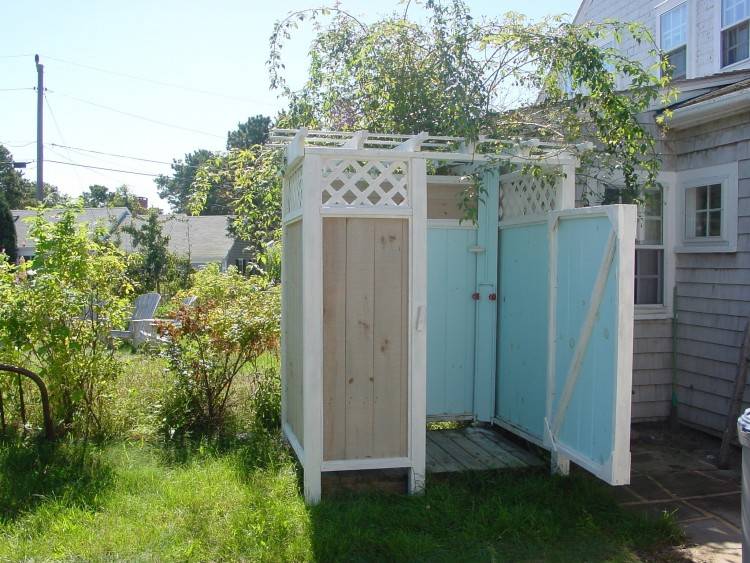 outdoor shower