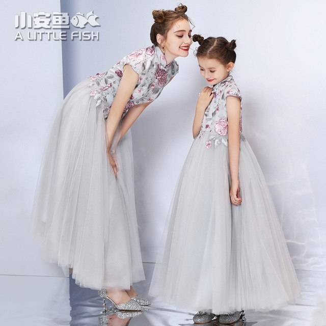 Mother Daughter Clothes Dresses Wedding Princess Tutus Matching Mon and