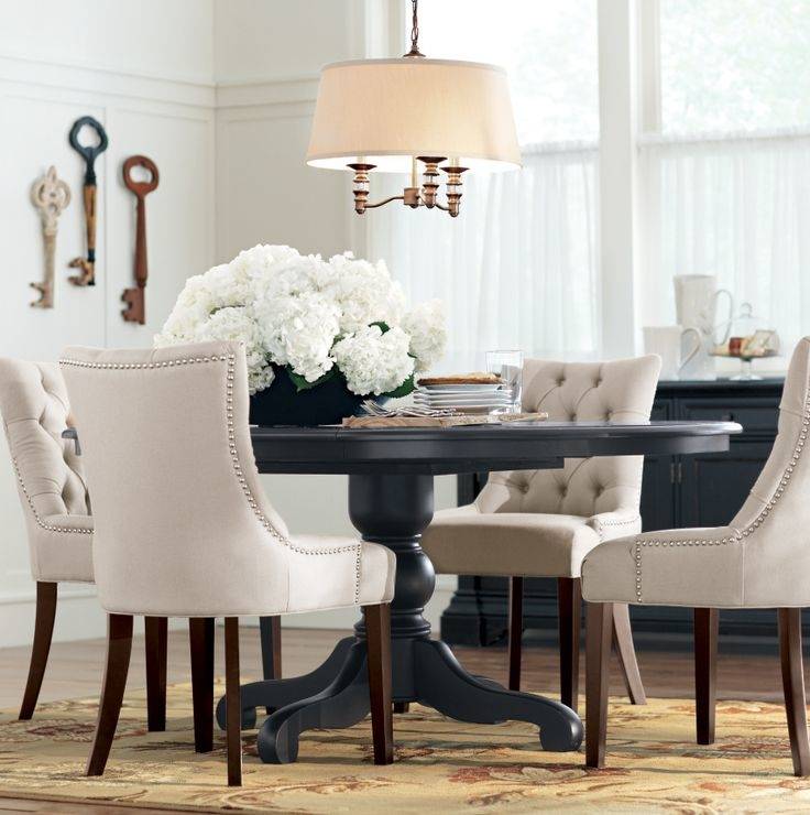 Farmhouse Dining Room Ideas Adorable Small Farmhouse Dining Room Ideas With Round Table White Wooden Chairs And Beautiful Rug Farmhouse Dining Room Rug