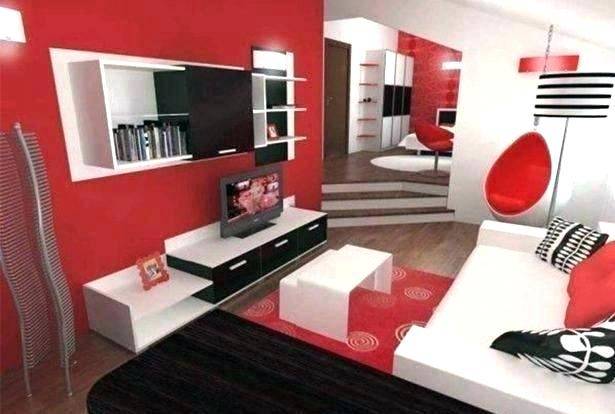 red white and black bedroom ideas