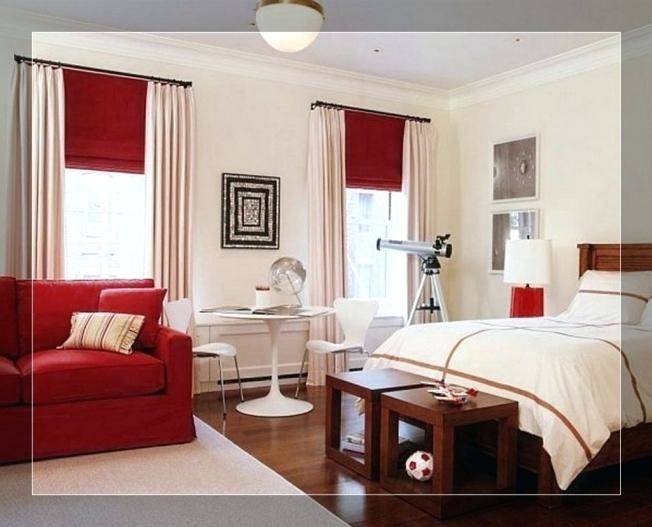 red grey and black bedroom