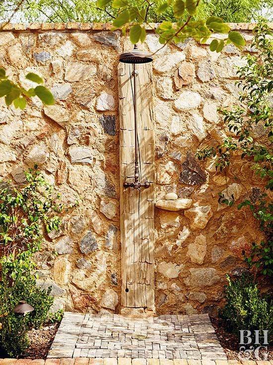 outdoor shower