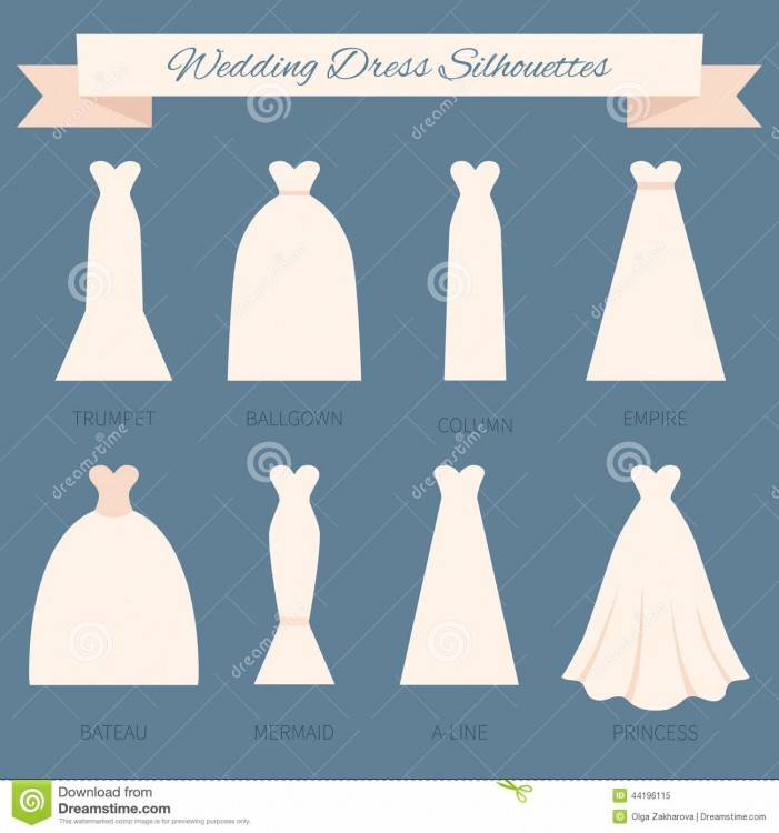 Wedding dress infographic