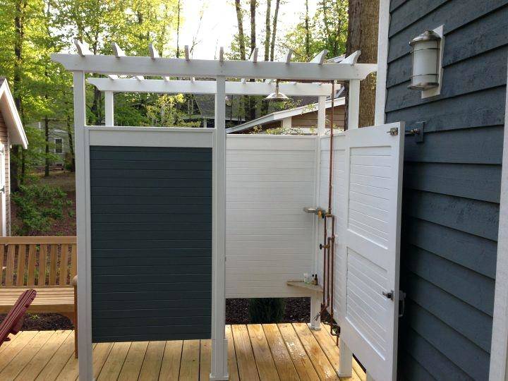 best outdoor showers ideas on pool shower enclosure stall kits kit  bathrooms with shiplap and tile