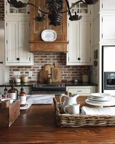 Plus, the doors under the sink bring in some of the rustic barn wood,