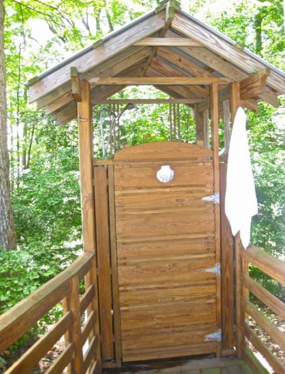 outdoor shower