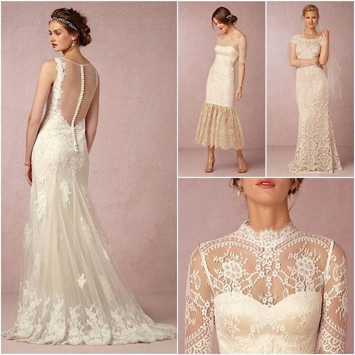 Real Photo Two Pieces Wedding Dresses With Lace Top 2018 Satin Cheap Boho Beach Style Sweep Train Bridal Wedding Gowns Long Mature Wedding Dresses Old