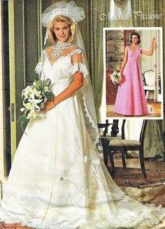 1980s wedding dresses